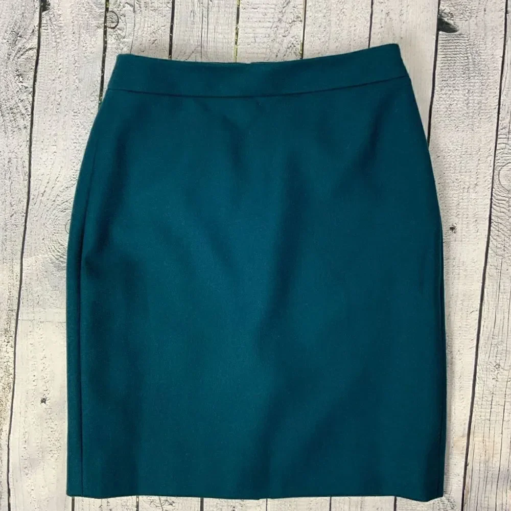 J. CREW Wool Pencil Skirt